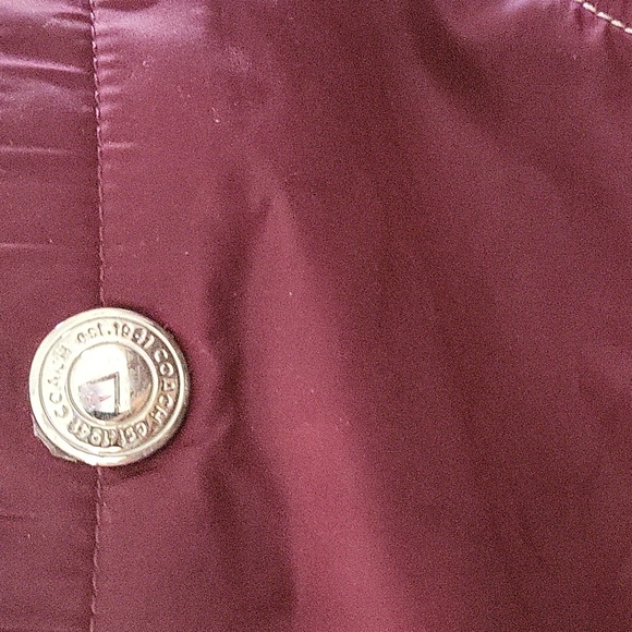 Pre-Owned Coach Hampton Weekend Merlot Shoulder Bag - Picture 14 of 16